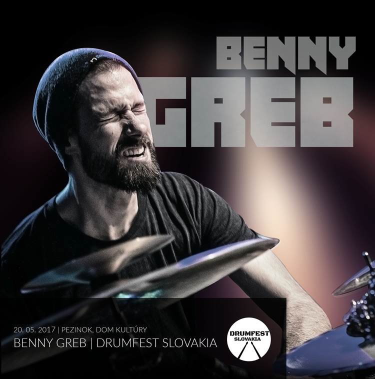 Benny Greb hlavní hvězdou Drumfestu Slovakia