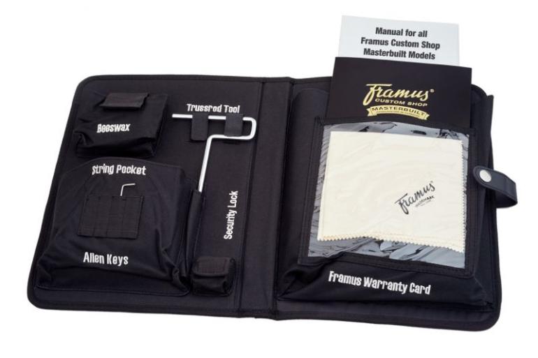 Framus: Součástí uživatelských sad nástrojů řady Masterbuilt bude nyní také složka s certifikáty