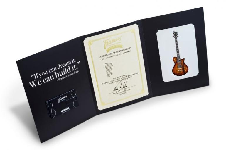 Framus: Součástí uživatelských sad nástrojů řady Masterbuilt bude nyní také složka s certifikáty