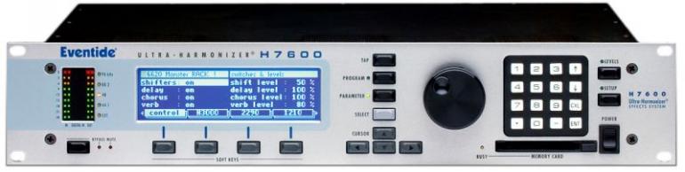Harmonizér Eventide H7600 jako jedna z nejlepších hardwarových krabic. 