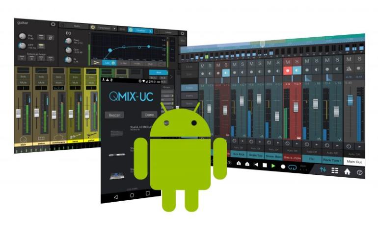 PreSonus: UC Surface, QMix a Studio One Remote aplikace nově také pro Android
