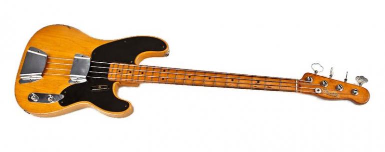 Původní Fender Precision Bass inspirovaný Telecasterem – první masivně vyráběná baskytara