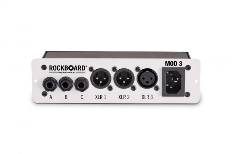 W-Music Distribution: Propojovací jednotky RockBoard Module Patch Bay 1, 2, 3 a montážní lišta The Tray a podpěra Frame XL