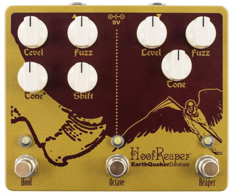 EarthQuaker Devices Hoof Reaper V2 Dual Fuzz Pedal - vysoce kvalitní analogový dvojitý fuzz s oktáverem