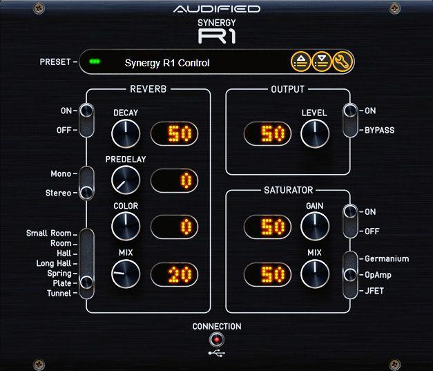 Audified Synergy R1 Reverb - první digitálně-analogové zařízení pro API 500