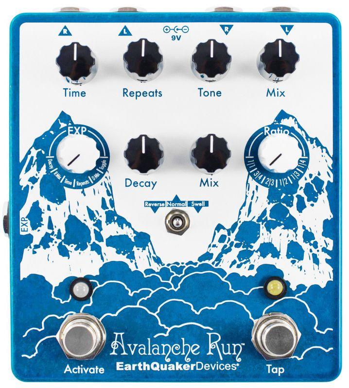 EarthQuaker Devices Avalanche Run V2 - nápadité spojení reverbu a delaye