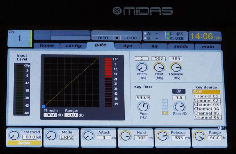 Midas M32R - digitální šestnáctivstupý mixážní pult