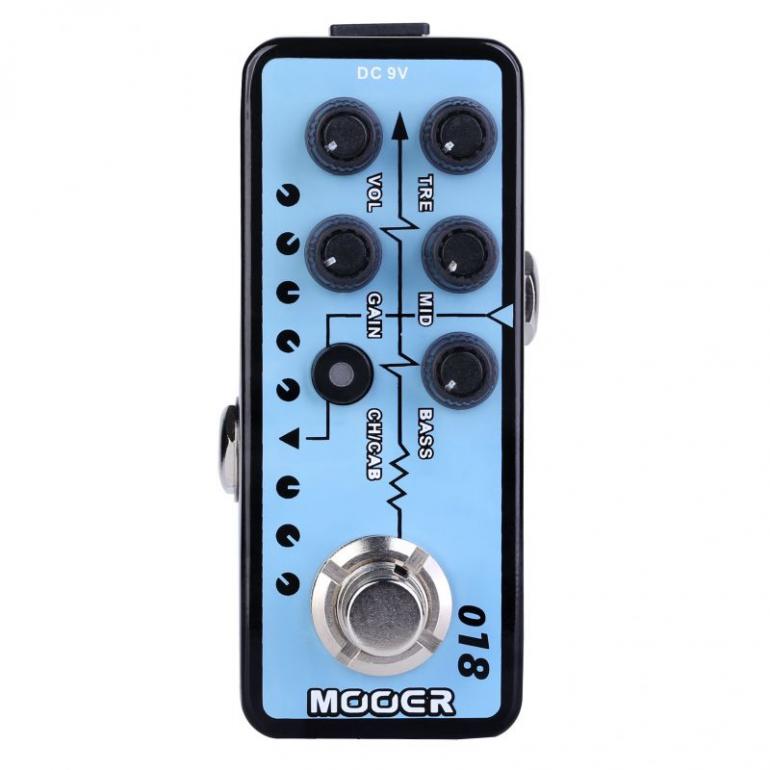 Mooer Micro Preamp 016, 017 a 018 - malá čínská trojka