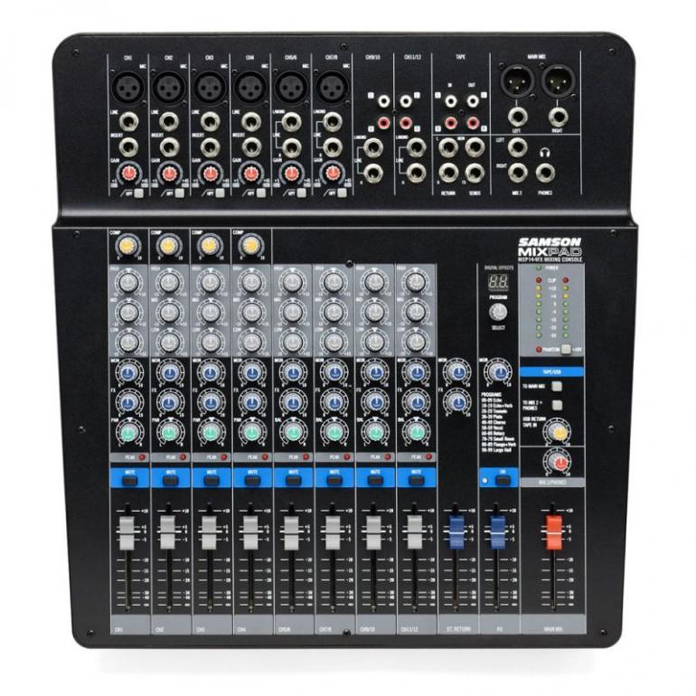Samson MXP144FX - kompaktní dvanáctikanálový MixPad