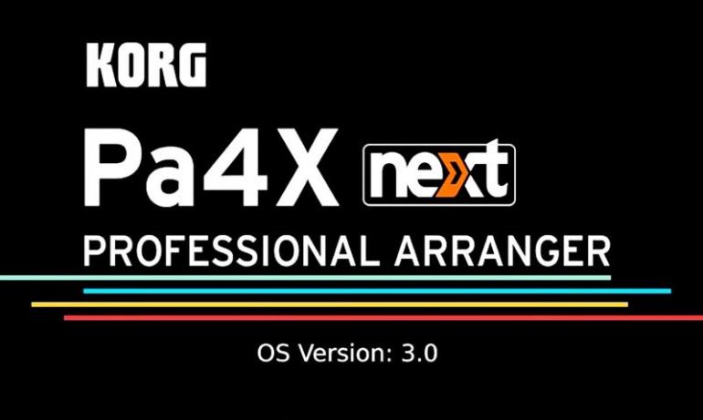 Korg Pa4X NEXT - nový operační systém pro profesionální aranžér Pa4X