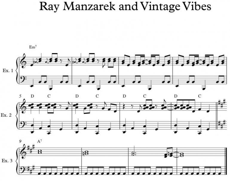 Rockové klávesy - Ray Manzarek a vintage vibes