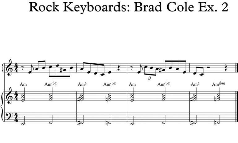 Rockové klávesy - Jak píše hudbu klávesista Brad Cole