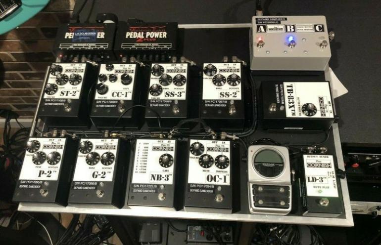 Pete Cornish: Pedalboard