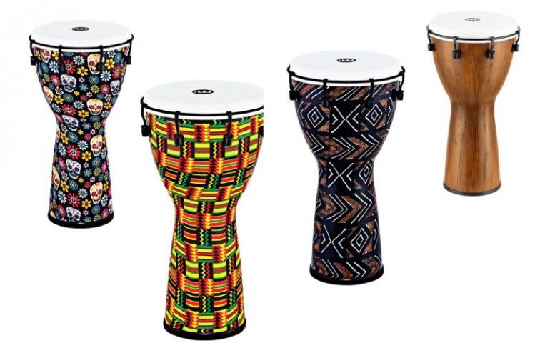 Meinl Djembe Alpine Series - pestrá djembe s laminátovým lubem