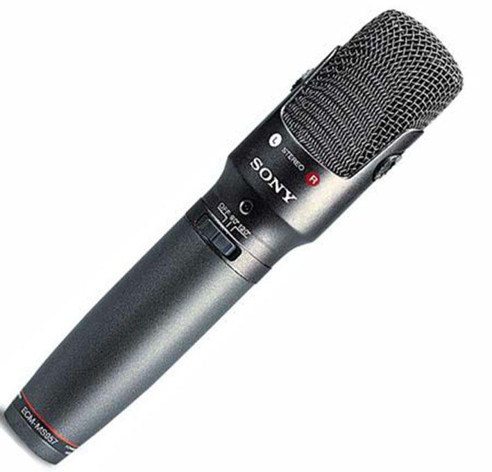 Boční spínání v kombinaci s přepínáním na stereomikrofonu Sony ECM-MS957
