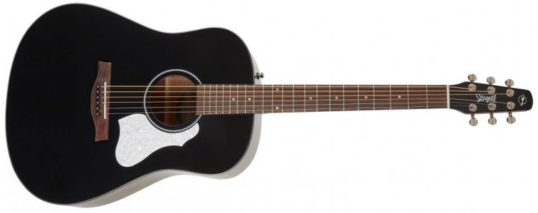 Seagull S6 Classic Black A/E - akustická kytara barvy černé