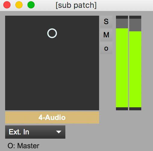 Max for Live - Extrémně osobní Ableton Live - Měřák na výstupu