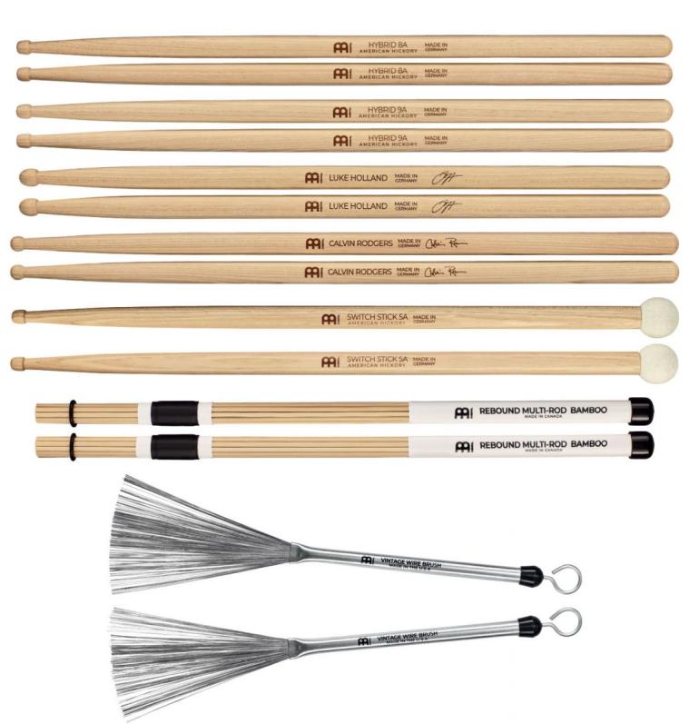 Meinl Stick & Brush - nové modely paliček a metliček