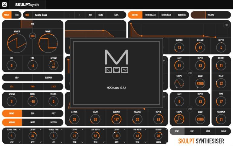 Modal Electronics SKULPTsynth SE - čtyřhlasý virtuálně-analogový syntezátor