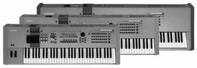 Yamaha Motif - klávesy