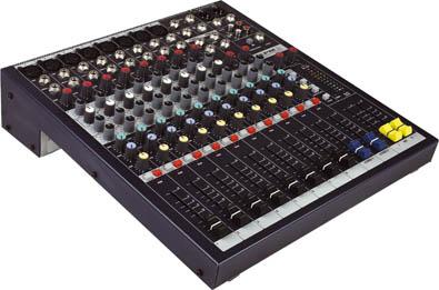 Soundcraft EPM 6 - nejmenší, šesti mikrofonními vstupy vybavený model