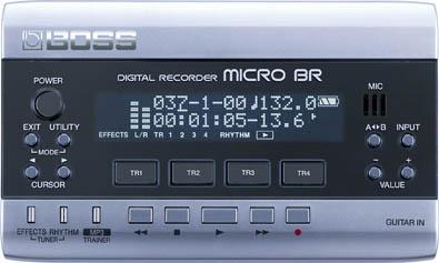 Boss Micro BR - čtyřstopé nahrávací studio do kapsy