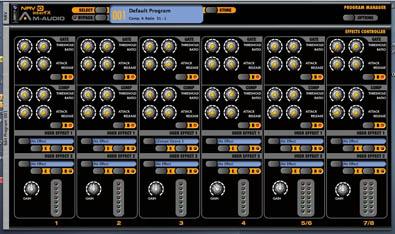 M-Audio NRV10 - osmikanálový analogový mixpult a FireWire audio rozhraní