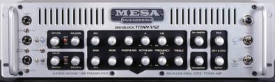 Mesa/Boogie Big Block Titan V12 - supervýkonný basový zesilovač s lampovým pre-ampem