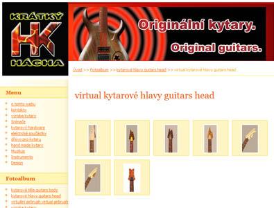 www tip - Virtuální design kytar