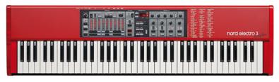 Clavia Nord Electro 3 - syntezátor a emulátor nejpopulárnějších elektromechanických klávesových nástrojů a varhan