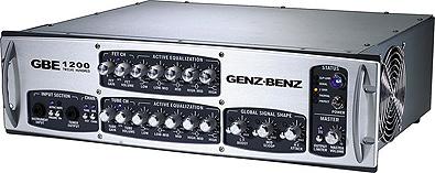 Genz Benz GBE 1200 a XB2 - hybridní, dvoukanálový zesilovač pro baskytaru a boxy