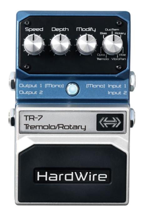 HardWire Tremolo/Rotary TR-7: pedálový efekt