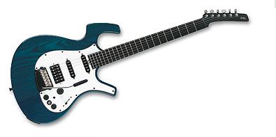 Parker NiteFly SA Trans Blue - elektrická kytara v Americe vyrobená