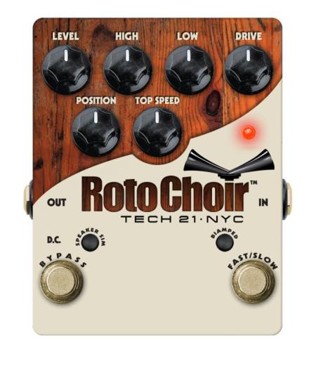 Tech21 Roto Choir: rotary speaker emulator