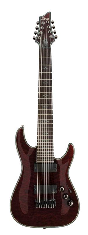 Schecter Hellraiser C-8 - osmistrunná elektrická kytara 