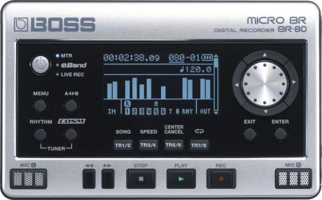 Boss Micro BR-80: mini multi track recorder