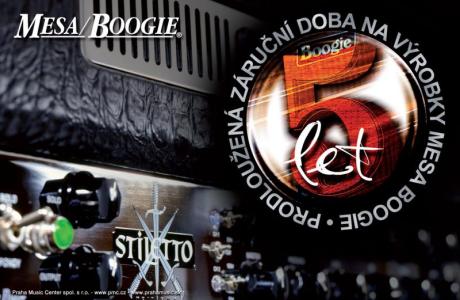 Mesa Boogie: Záruka prodloužena na 5 let!!!