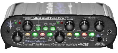 ART: USB Dual Tube Pre – dvojitý lampový předzesilovač s USB