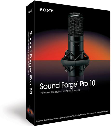 Sony Sound Forge 10 - software pro editaci zvukových souborů