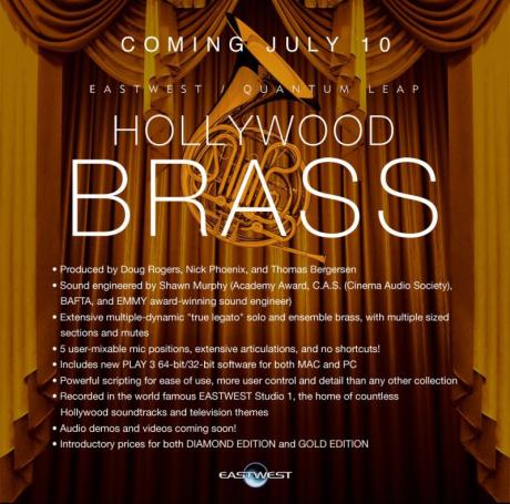 EastWest Hollywood Brass Diamond: zvuková banka