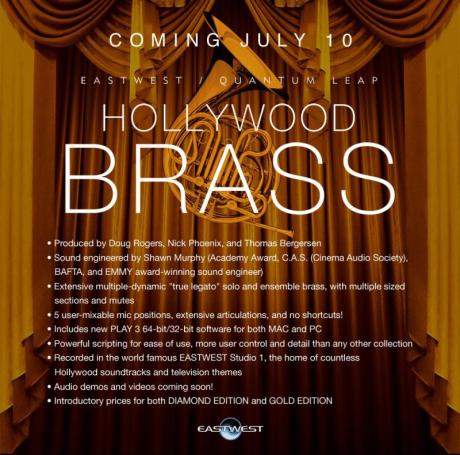 EastWest Hollywood Brass Diamond: zvuková banka