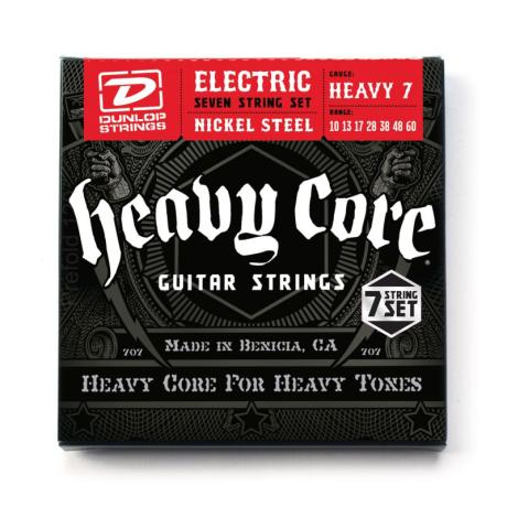 Dunlop: Heavy Core 7 – struny pro sedmistrunnou kytaru