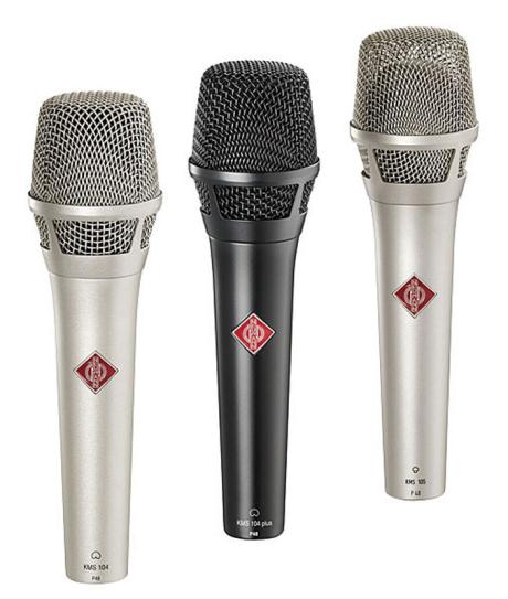 Neumann KMS 104, KMS 104 Plus, KMS 105 - kondenzátorové mikrofony pro ideální přenos lidského hlasu