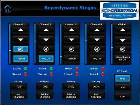 Beyerdynamic je partnerem Crestronu: Stegos, MCS 50