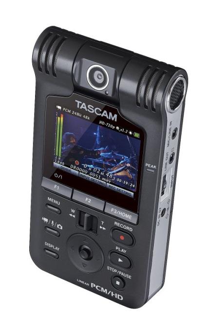 Tascam DR-V1HD: Zvuk i s obrazem