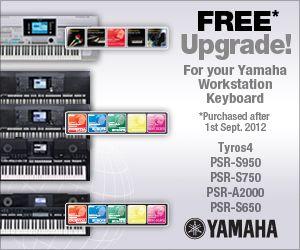 Yamaha Rozšiřující prémiové balíčky PSR-S650/S750/S950/A2000 a TYROS 4