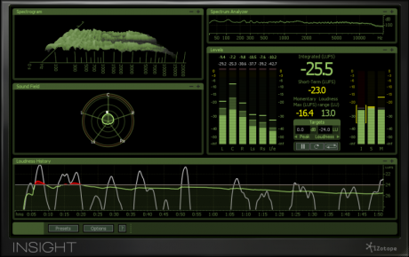 iZotope Insight: měřící audio plugin