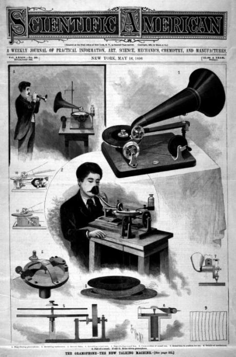 Vývoj záznamových zařízení VI - Vynález gramofonu