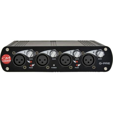 SM Pro Audio Q-Amp a Q-Pre - zesilovač a předzesilovač