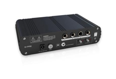 SM Pro Audio Q-Amp a Q-Pre - zesilovač a předzesilovač